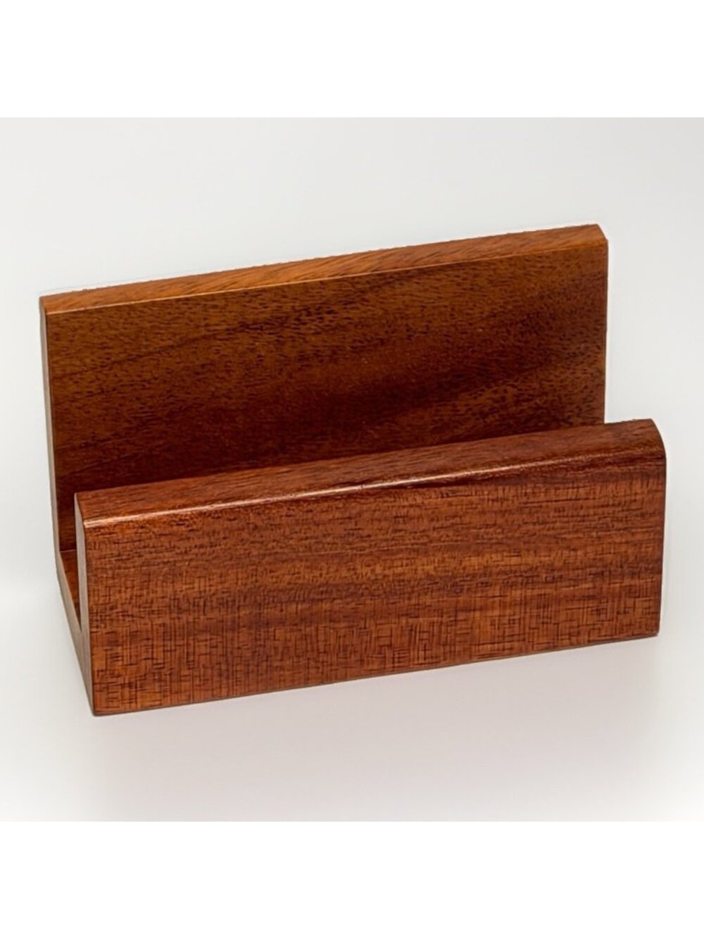 Koa Wood Business Name Card Holder